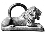One of a set of sixteen bronze lion-weights found at Nimrud, of which the largest is a foot long, the smallest about an inch.